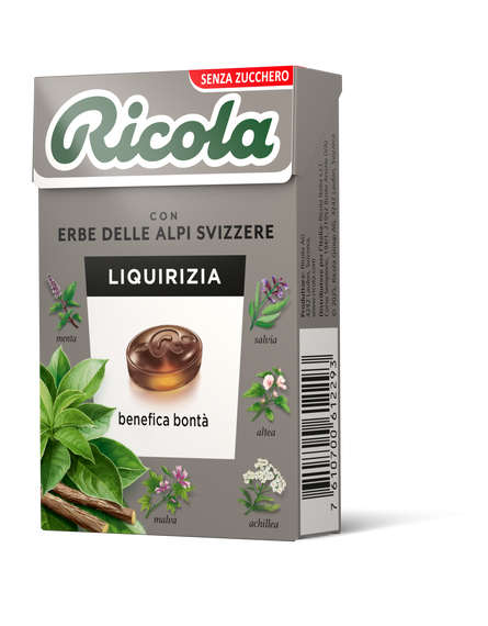 Astuccio 50g - Liquirizia (senza zucchero)