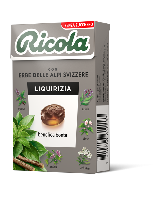 Astuccio 50g - Liquirizia (senza zucchero)