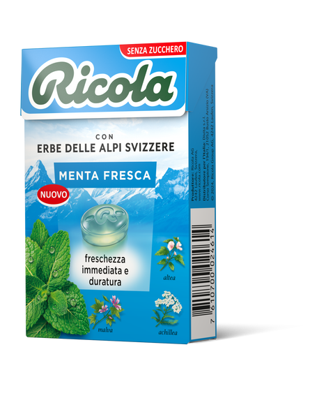 Astuccio 50g - Menta Fresca (senza zucchero)