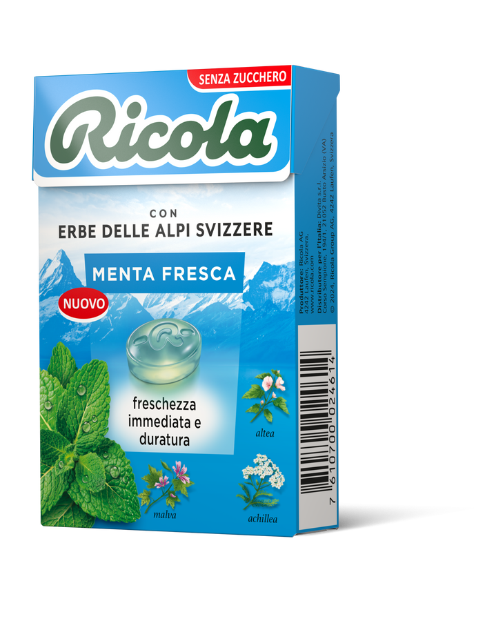 Astuccio 50g - Menta Fresca (senza zucchero)
