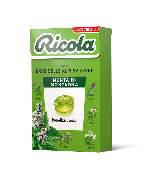 Astuccio 50g - Menta di montagna (senza zucchero)